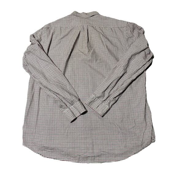 Ralph Lauren Shirt Mens Extra Large Pink Flesh Pony Check Button Classic XL - Picture 2 of 10